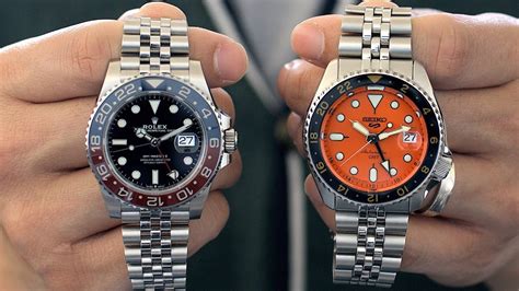 Rolex watch vs Seiko watch